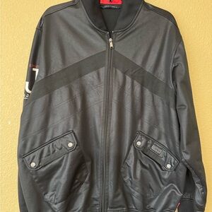 Sean John Black Track Jacket SZ XL